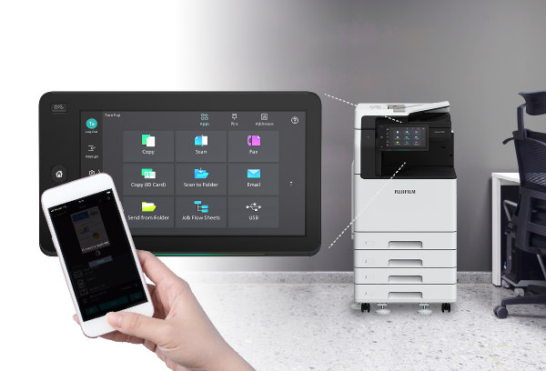 Small footprint fits in every office space.