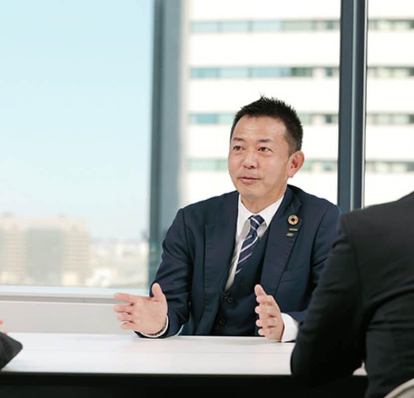 インタビュー風景