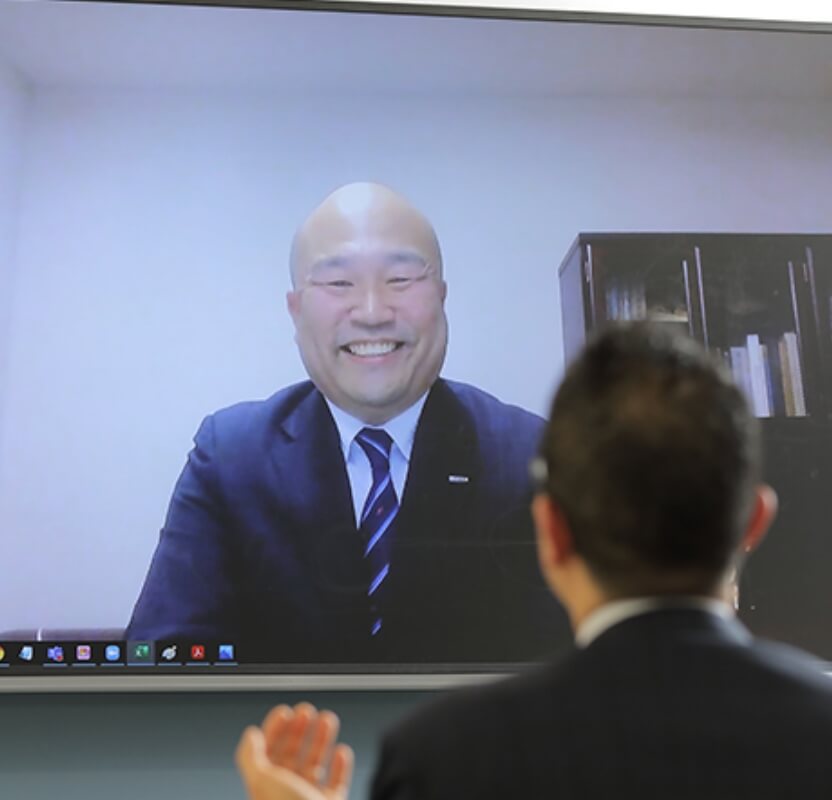 インタビュー風景