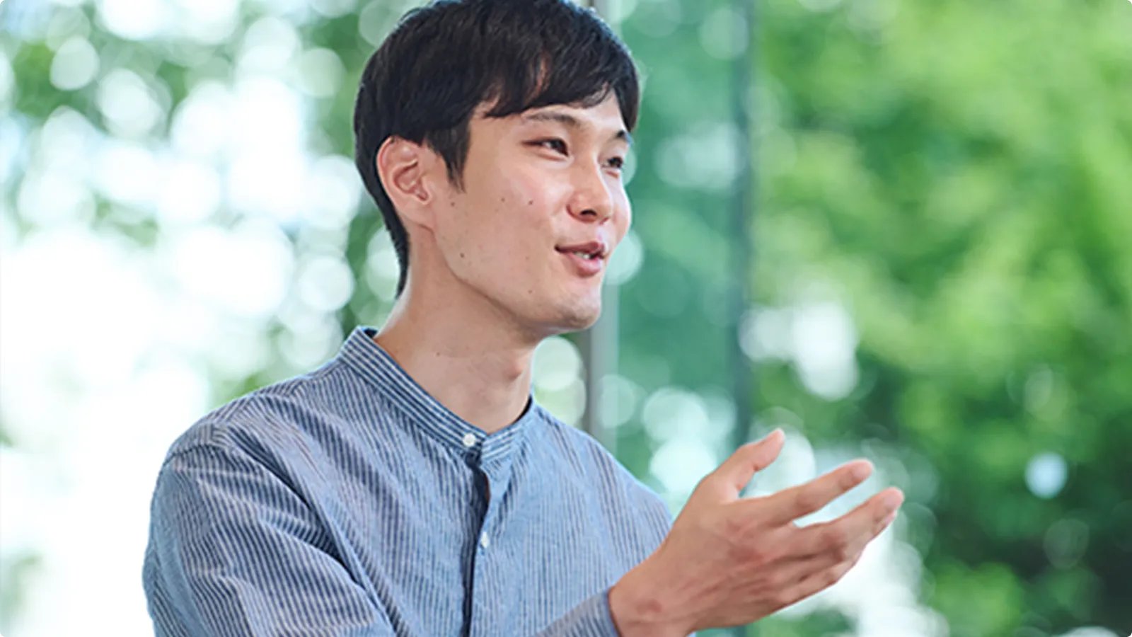 学びについて語る長谷川さん