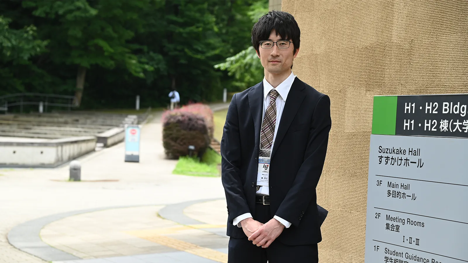 会場での榊さん