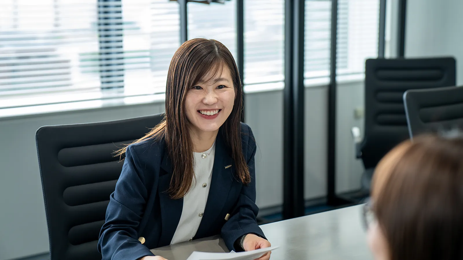 微笑む武井さん