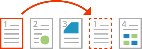好きな順番に整理できる