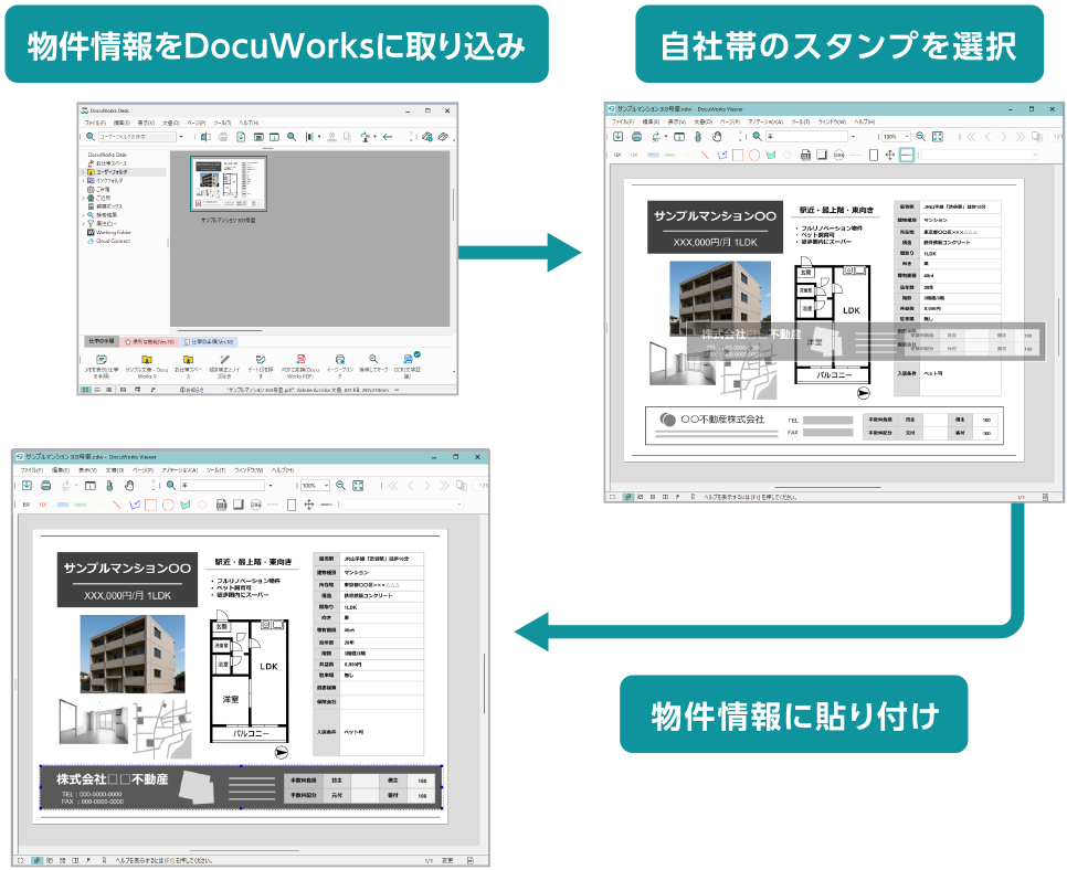 帯替え作業がすぐにできる！