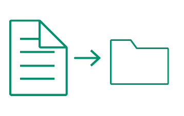利用者毎に介護記録を保管