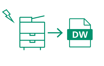 受信ファクスを電子で受領