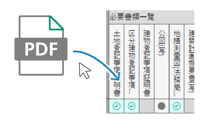 ドラッグ＆ドロップで簡単に保管​