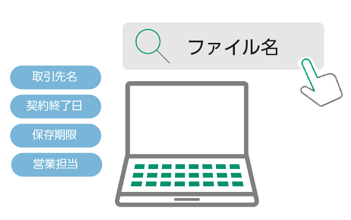 外出時はオフィスへ問い合わせることなく直接スマホで確認