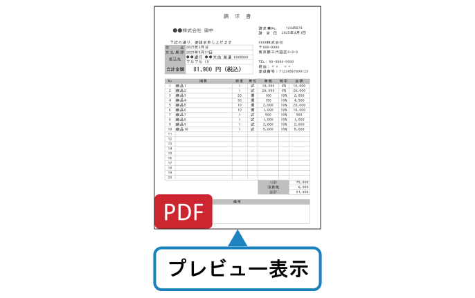 ワークスペースに作成されるので、サムネイルとクイックビューで直感的に内容確認と操作