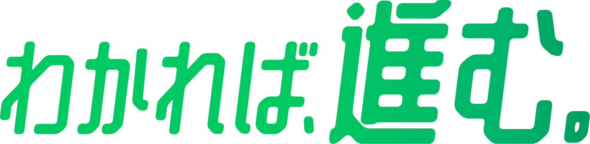 わかれば、進む。