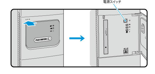 Print Serverの電源を入れます