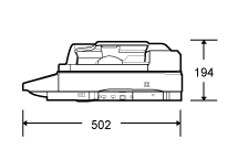 DocuScan C3210 側面図