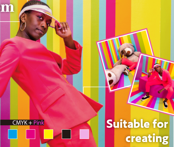 CMYK + Pink