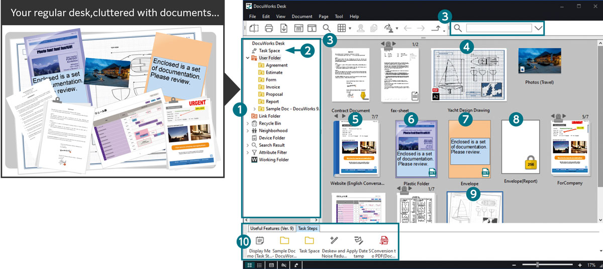 DocuWorks Electronic Desck Feature 04