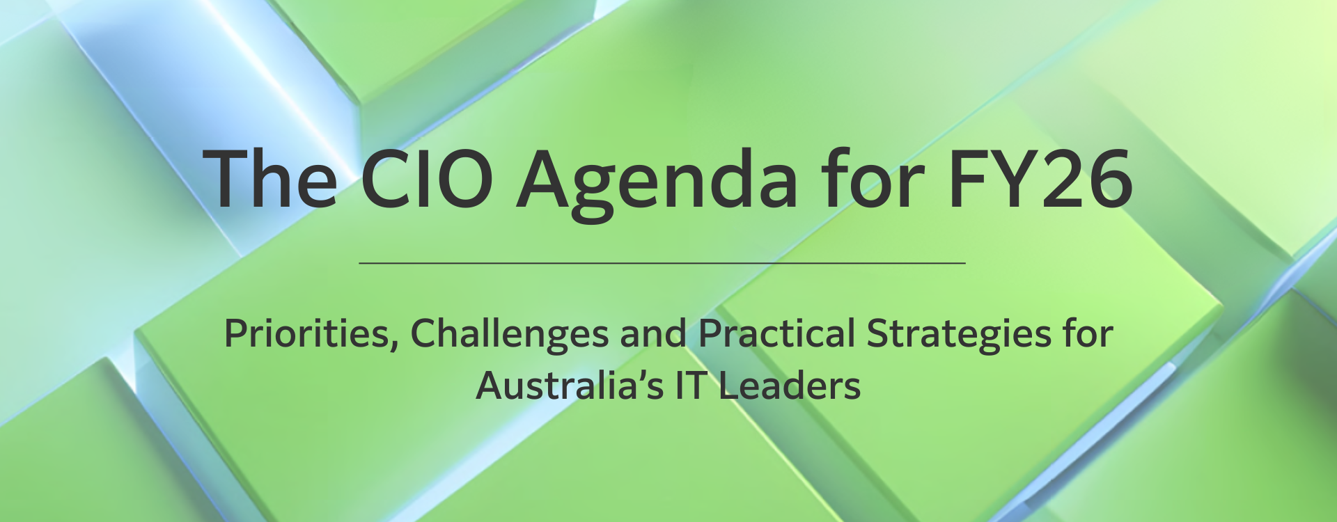 CIO Agenda FY26_Banner