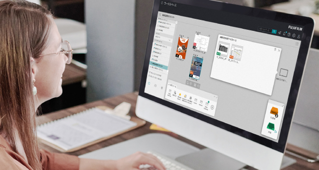 Providing a new environment connecting people with information to advance business processes