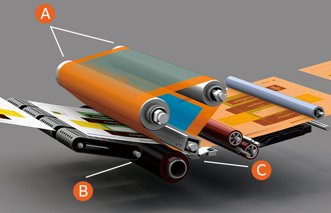  Compact Belt Roll Fuser