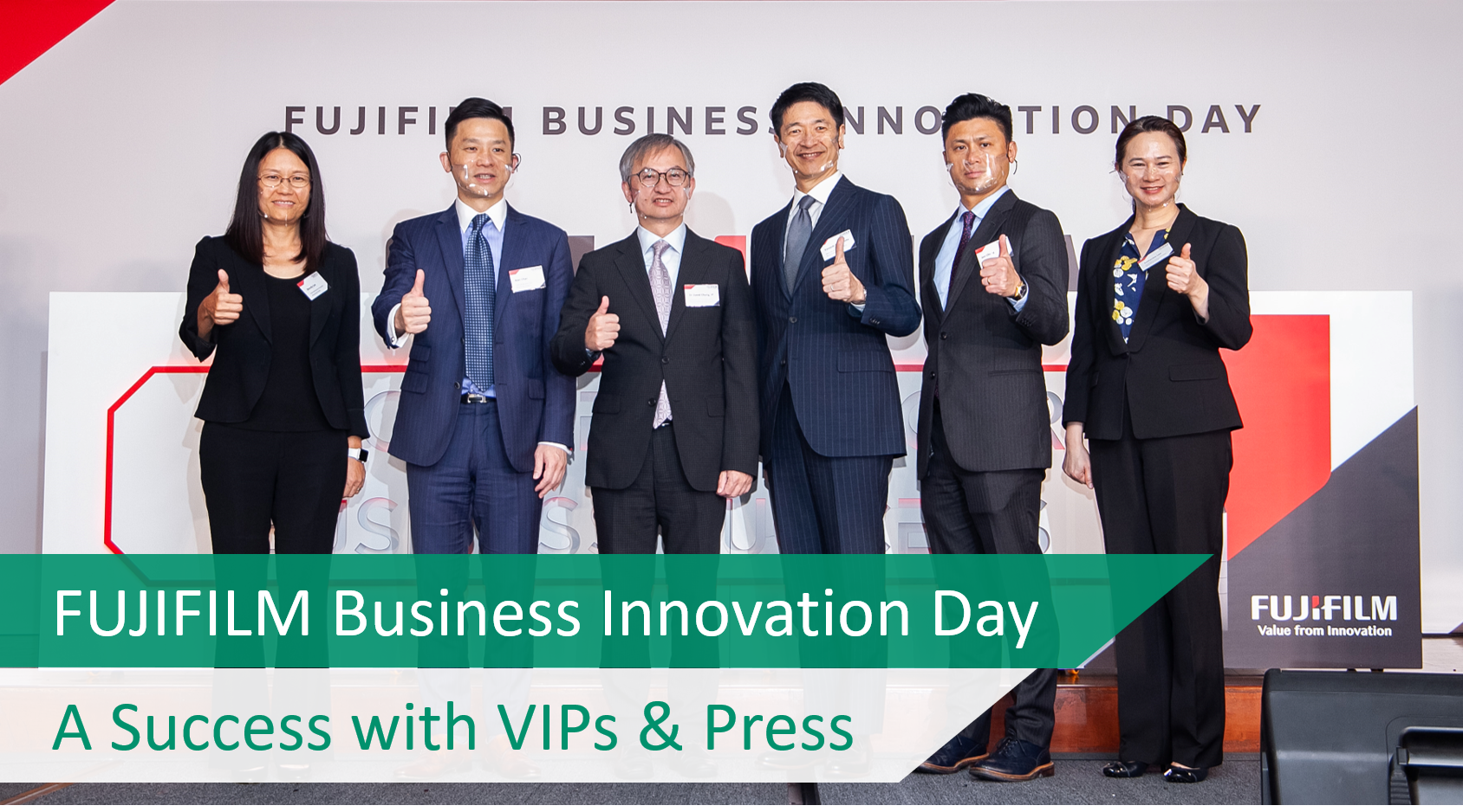 The launching ceremony of FUJIFILM Business Innovation Hong Kong