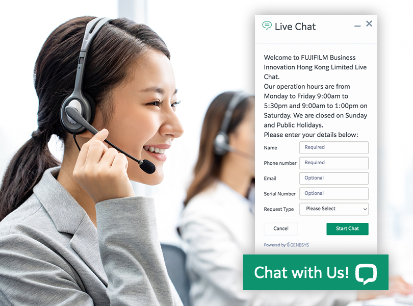 New chat box on website
