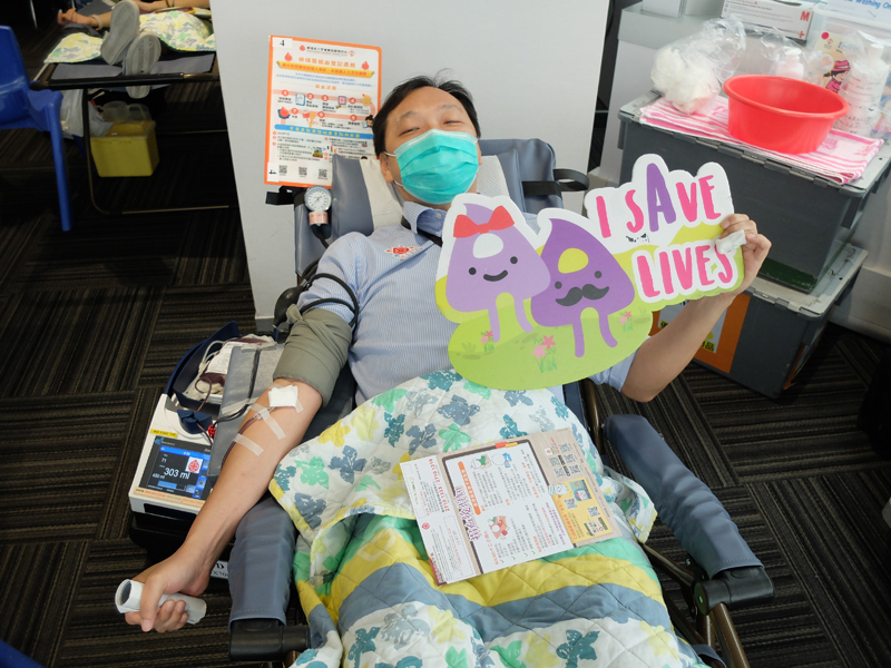 Fujifilm staff volunteer to support the life-saving mission on Blood Donation Day