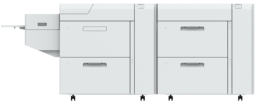 多重吸氣式送紙器C1-DSXL-L＋多重吸氣式送紙器C1-DS-R＋吸氣式送紙器C1-DSXL的長原稿組件