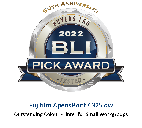 2022 BLI Pick Award ApeosPrint C325 dw