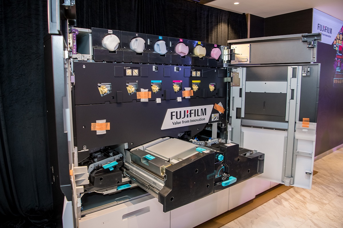 Fujifilm's Revoria Press PC1120 6-color print engine production press