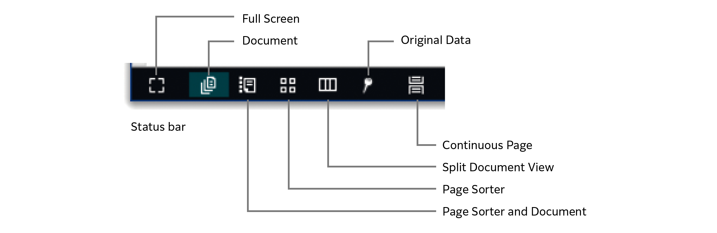 Switch displays depending on the intended use