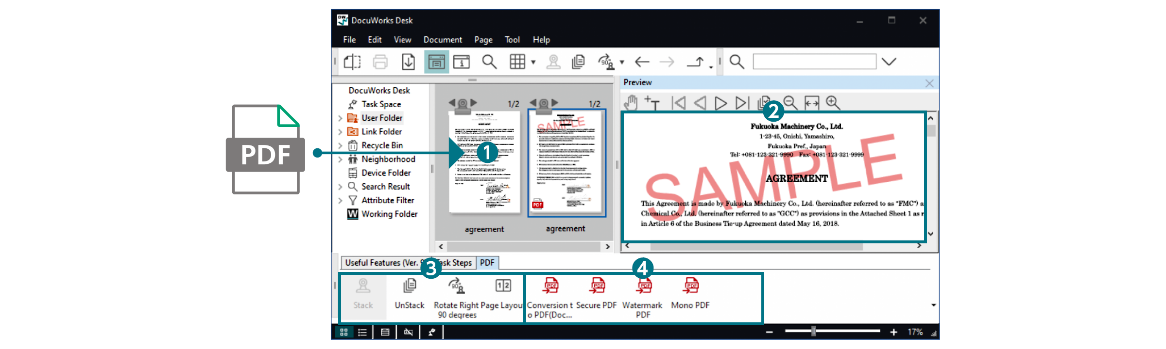 Smooth PDF handling