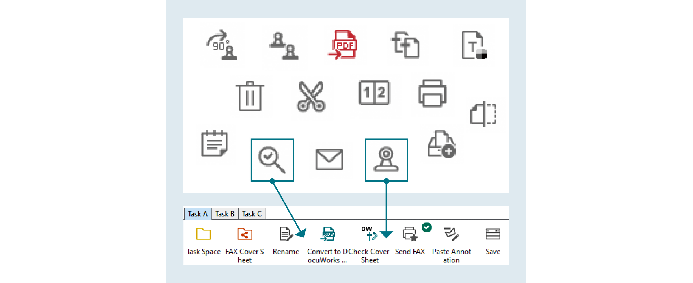 Task Toolbar can be customized freely