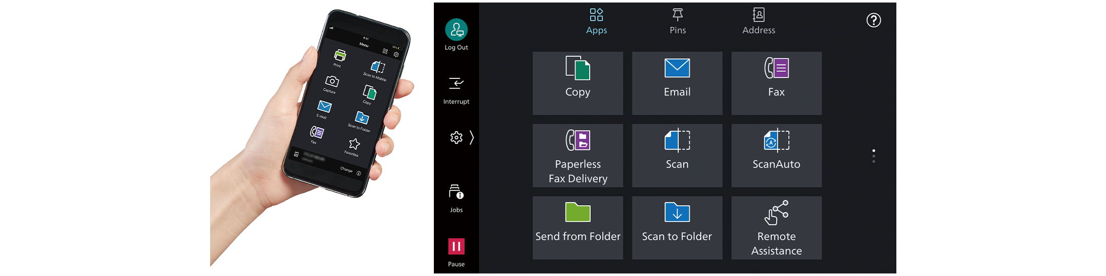 智慧型手機搖身一變，成為「可攜式操作面板」