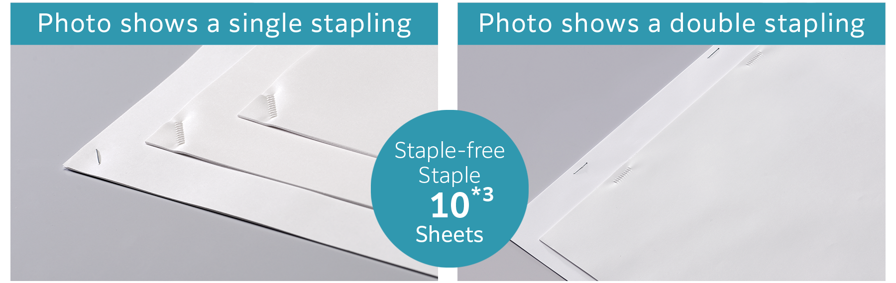 Staple-free Staple 10 Sheets