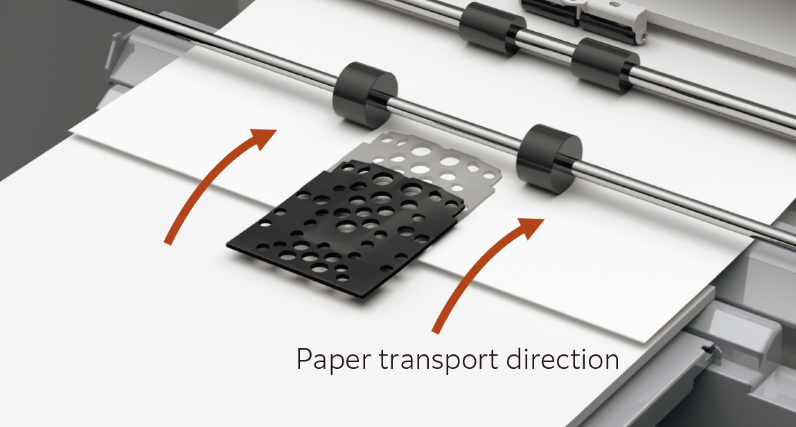 Paper transport direction