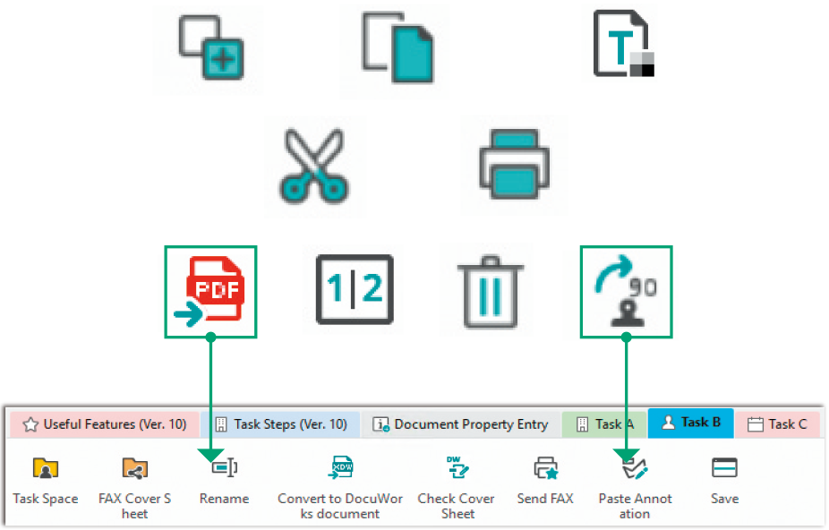 Task Toolbar customization