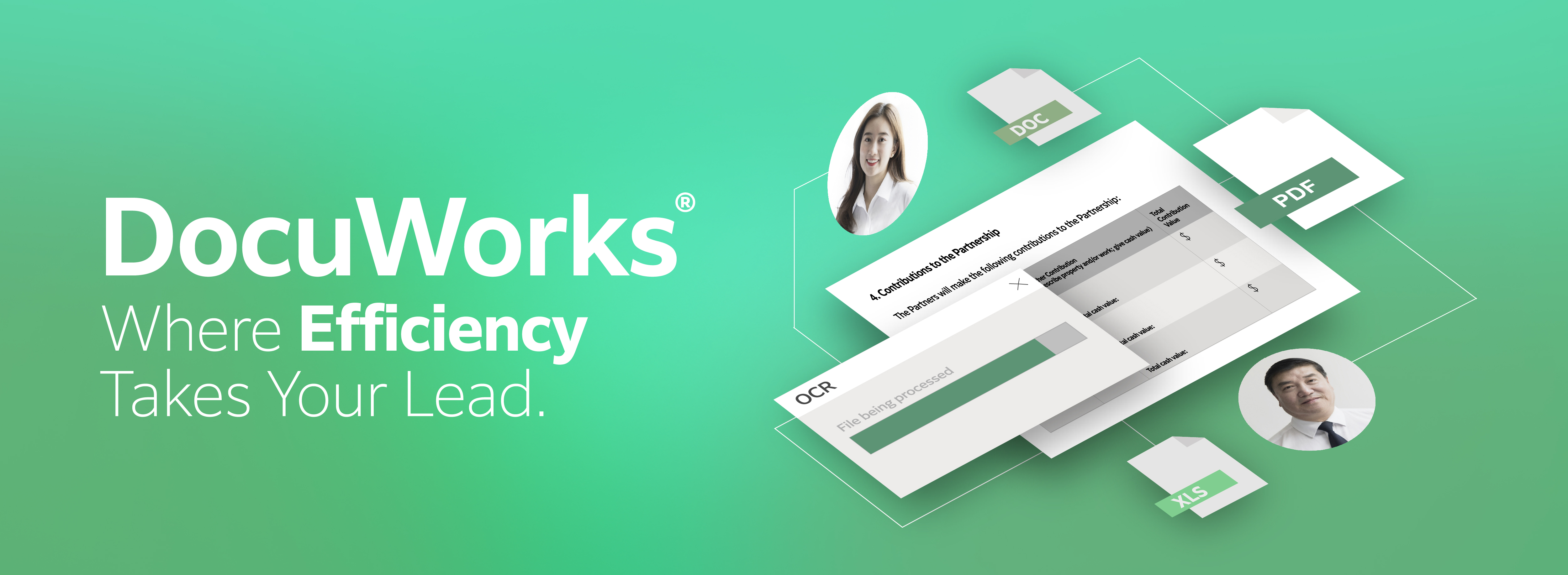 DocuWorks - Where Efficiency Takes Your Lead.