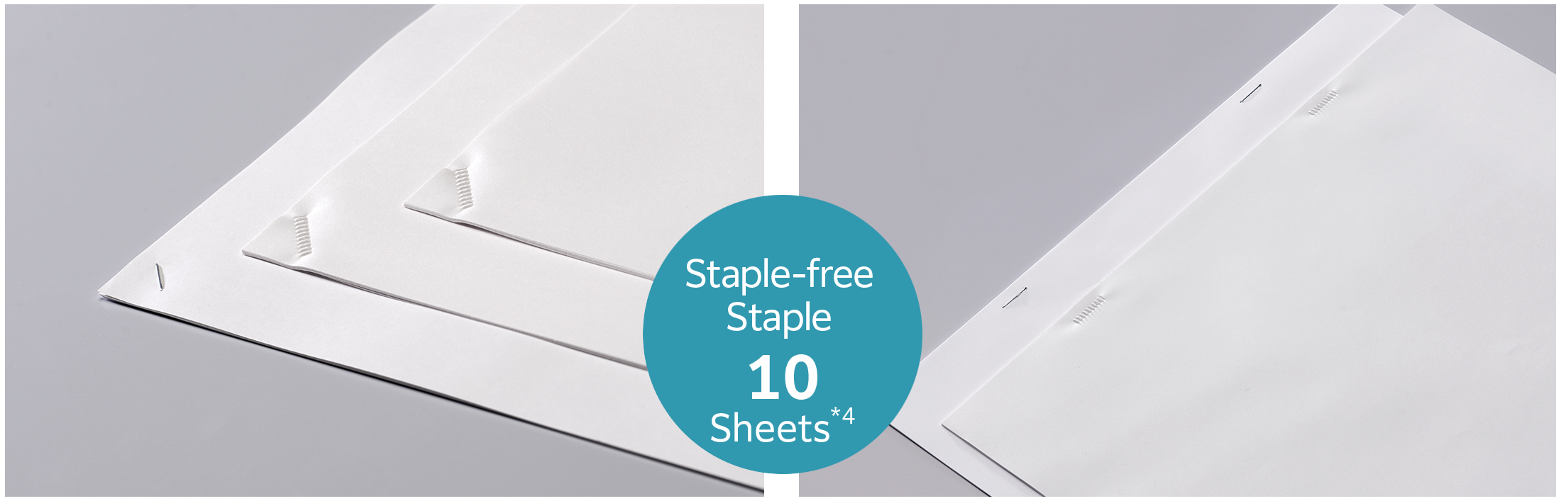 Staple-free Staple 10 Sheets