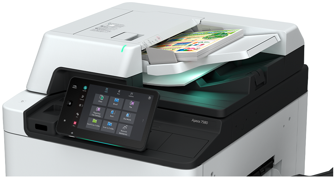 One-pass colour Duplex Automatic Document Feeder (DADF)