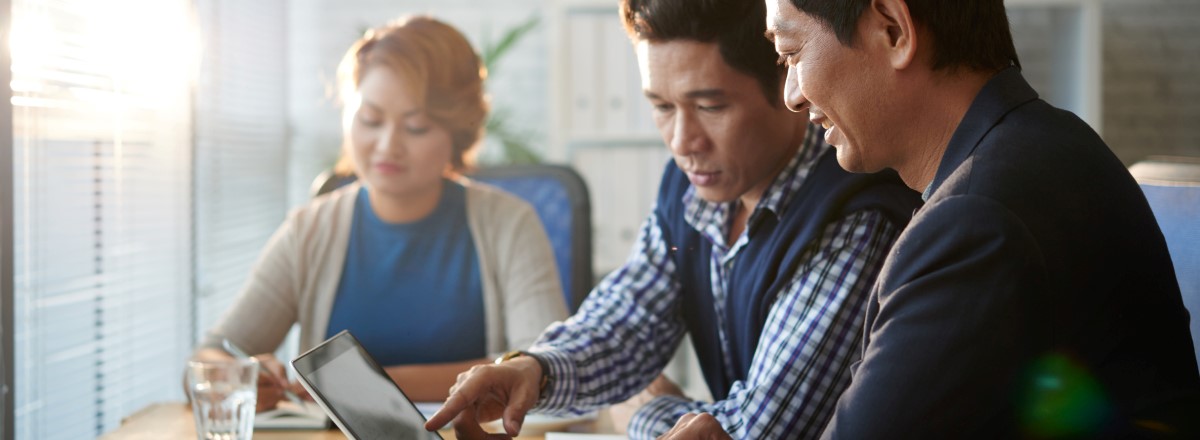 Discussing ways to enhance employee experience with digital innovation