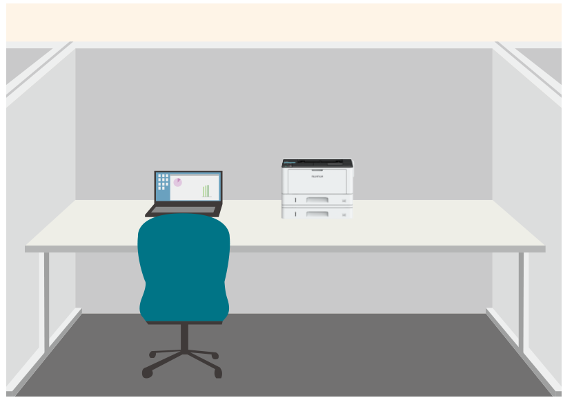 สามารถกำหนดค่าบนเดสก์ท็อปของคุณได้สูงสุด 2 ถาด ในระดับความสูงที่เหมาะสม