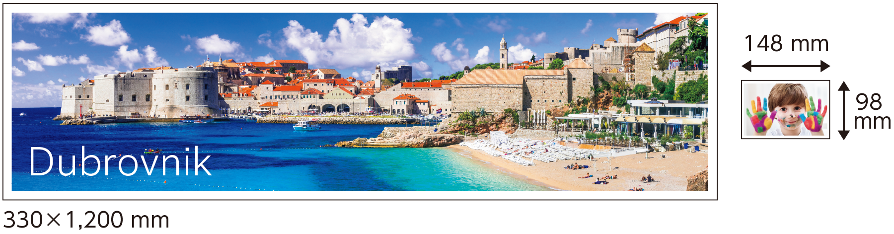 ขนาดที่รองรับ