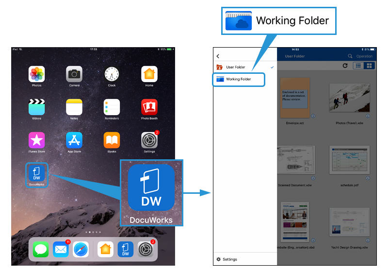 DocuWorks Viewer Light (iOS/Android)