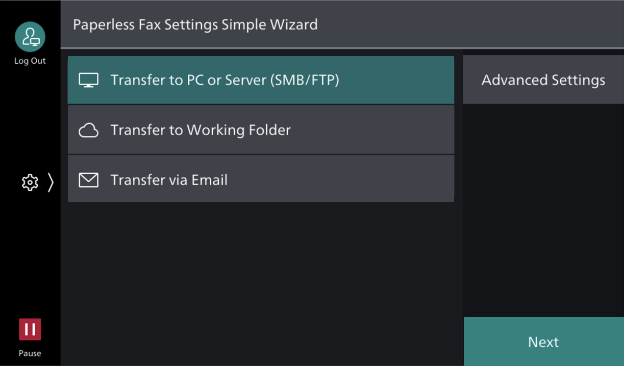 Easy Initial Settings