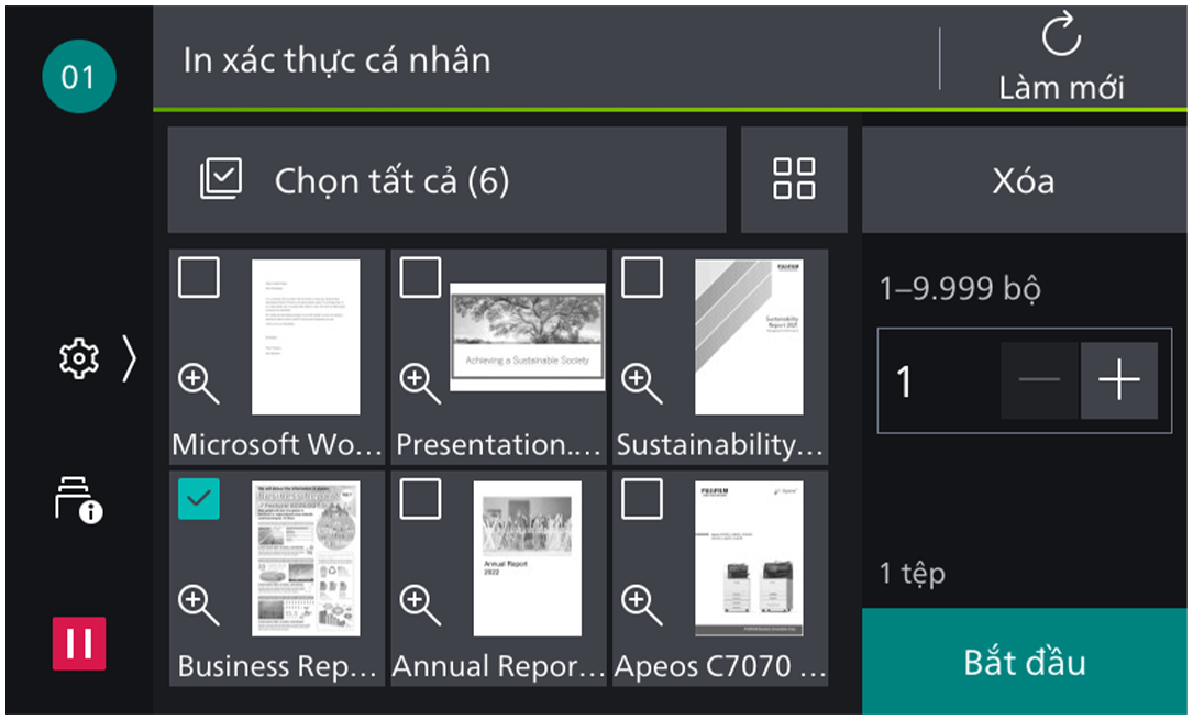 Bảng điều khiển cảm ứng màu thân thiện với người dùng