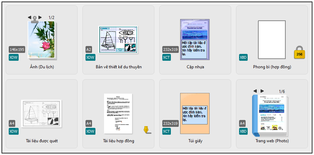 Chế độ xem dạng lưới