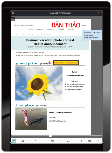 Hỗ trợ cả các thiết bị di động