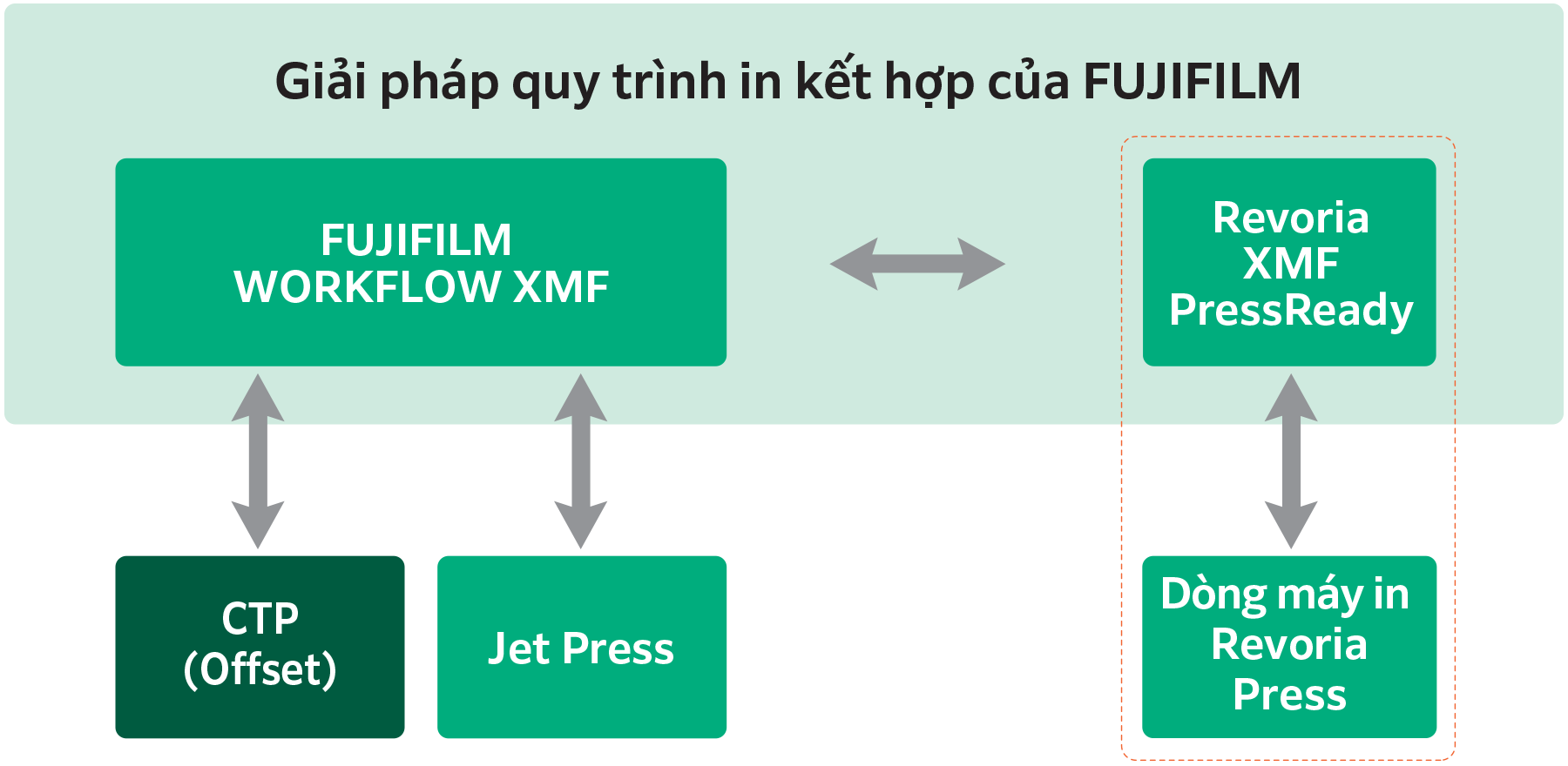 Giải pháp quy trình in kết hợp của FUJIFILM