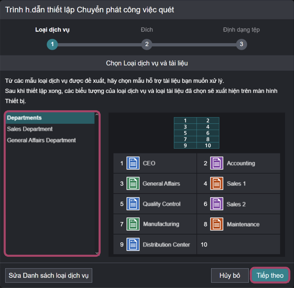 Cài đặt ban đầu đơn giản