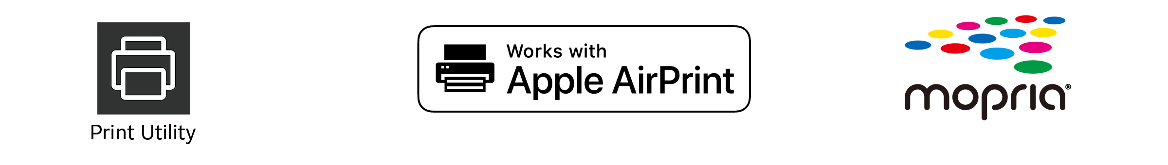 Biểu trưng của Print Utility / AirPrint / Mopria Print Service