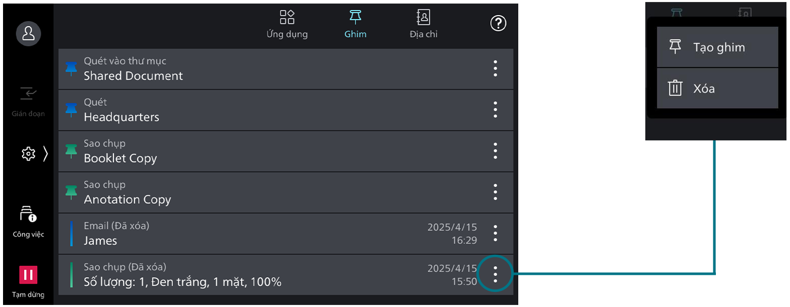 Bố cục đơn giản với menu điều hướng dễ dàng